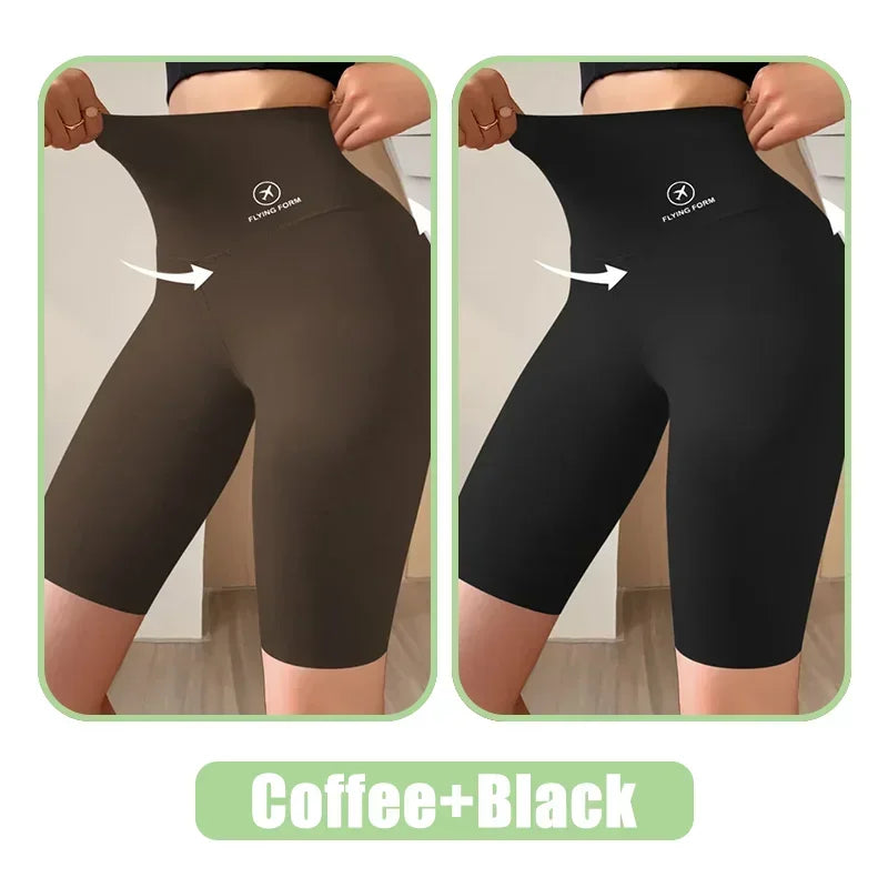 Seamless Women Sports Shorts High Waist Fitness Jogging Body Shaping Boxers Push Up Scrunch Butt Biker Slim Underwear - Empire P.E