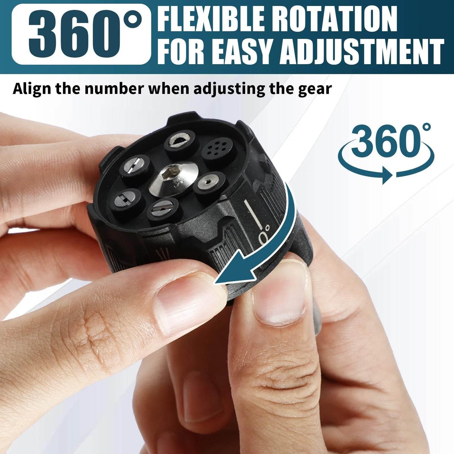 Pressure Washer Tips Turbo Nozzle With 1/4'' Quick Connect 360°Rotating Power Washer Nozzles 5000 PSI Spray Nozzle for Driveway - Empire P.E