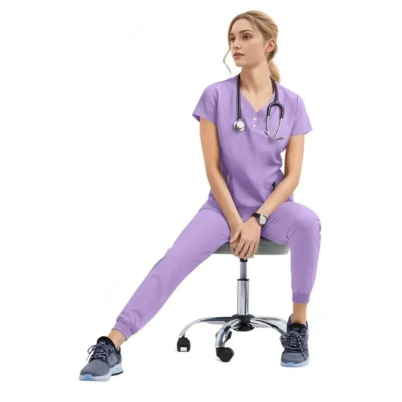 Scrubs Set Women Jogger Workwear - Empire P.E