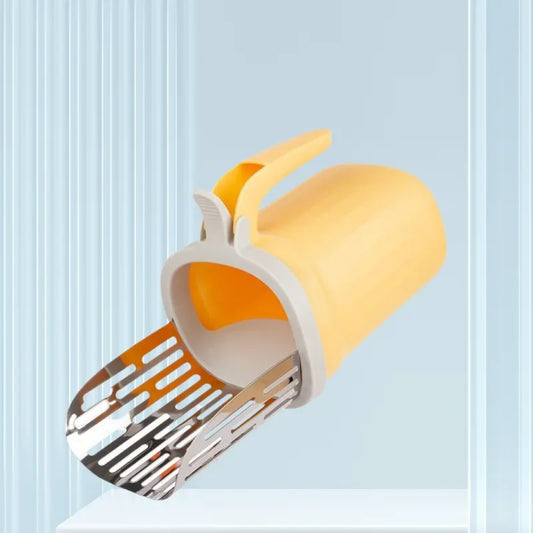 cat poop scoop integrated color blocked - Empire P.E