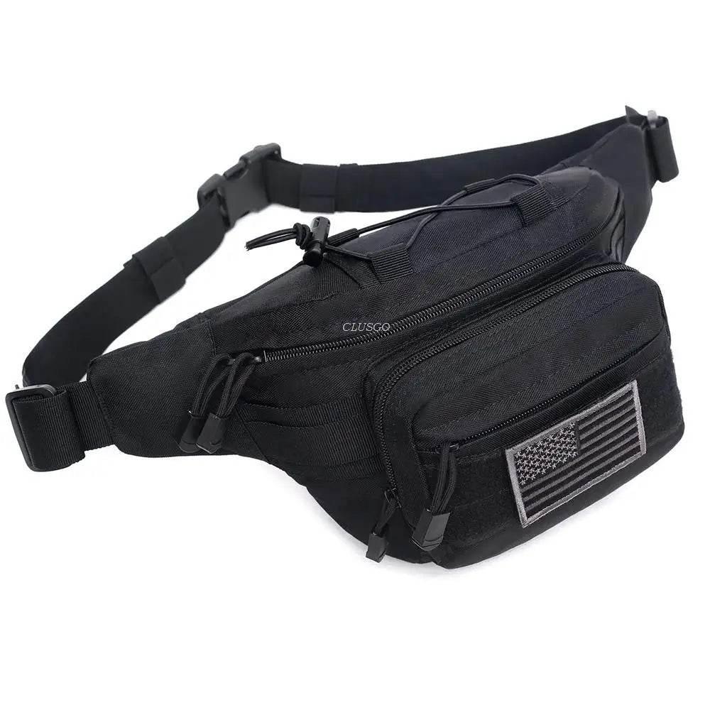 Outdoor Tactical Waist Bag 600D Nylon Oxford Outdoor EDC Fanny Pack Utility Waist Pouch Outdoor Bumbag Hunting Camping Hip Bags - Empire P.E