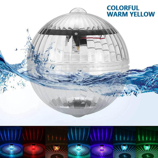 Solar Floating Pool Light Waterproof LED Solar Glow Ball Lamp Decoration for Pools Pond Fountain Garden Party Tub Home Decor - Empire P.E