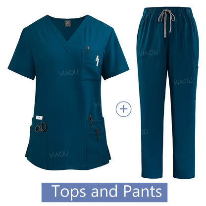 Medical Uniform Scrubs Set