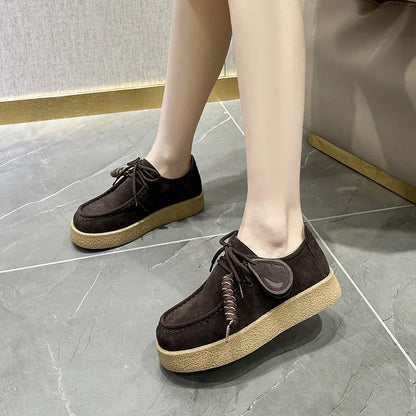 Retro Casual Suede Leather Loafers