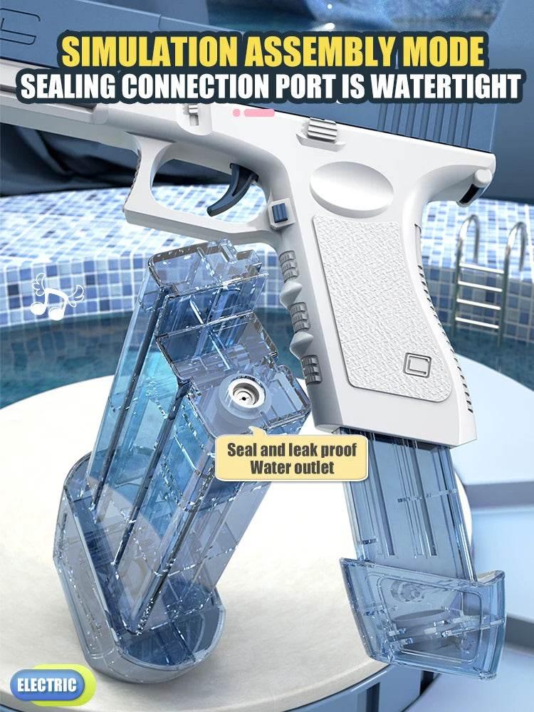 Electric Water Gun Toy Portable Automatic Electric Burst Water Gun Kids Outdoor Water Toys - Empire P.E