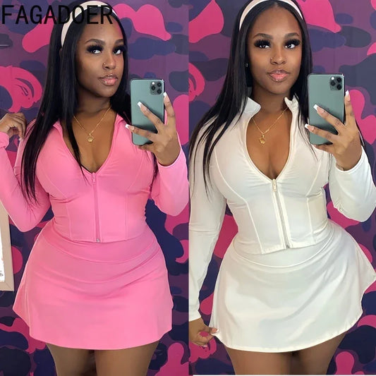 Sexy Sporty 2 Pieces Set for Woman - Empire P.E