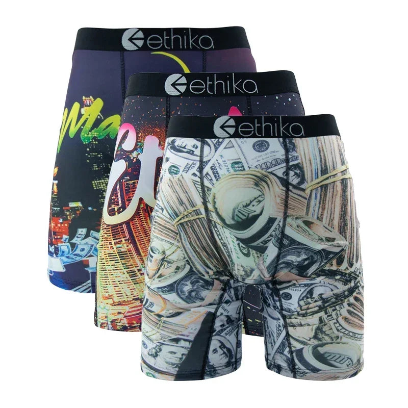 ETHIKA 3Pcs Men Sexy Underwear Boxers - Empire P.E