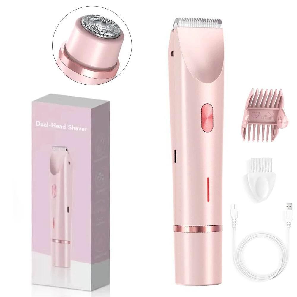 Electric Razor for Women Painless Women Mustache Electric Shaver for Leg Bikini Body Hair Trimmer Facial Epilator Hair Remover - Empire P.E
