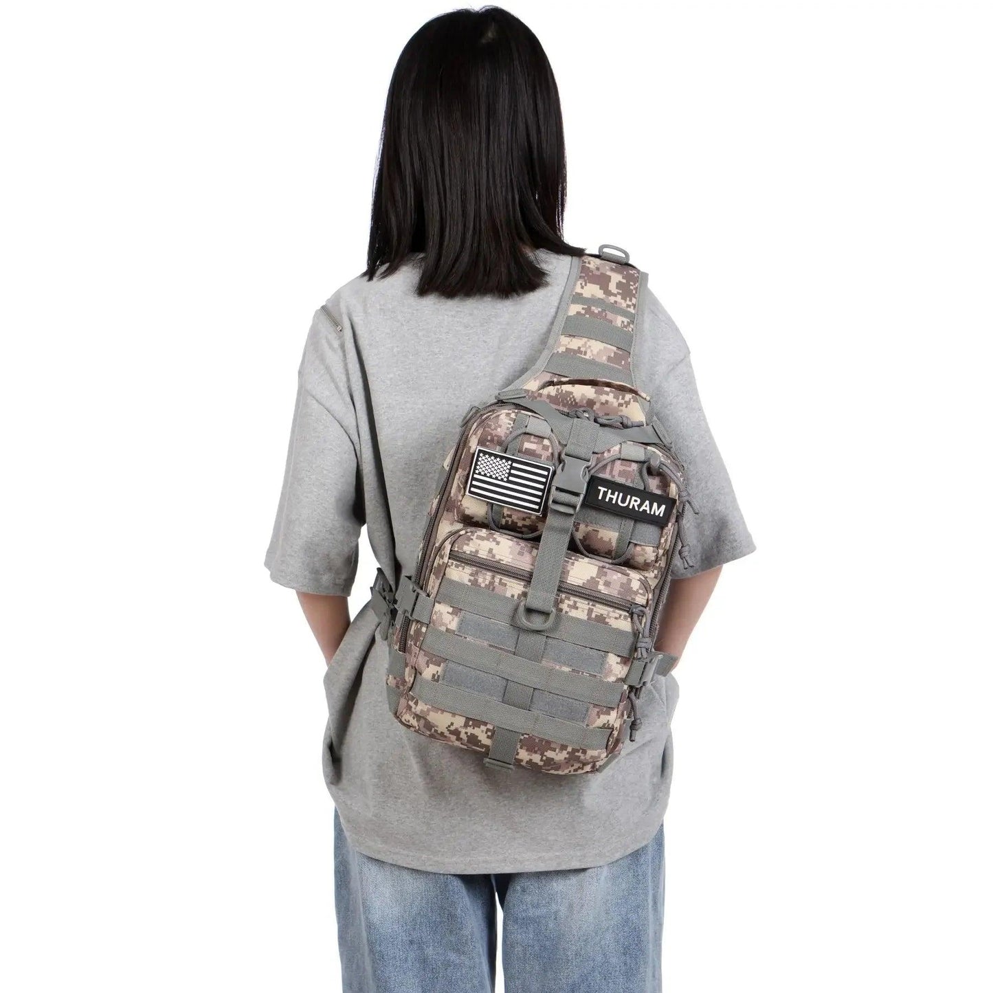 Tactical Assault Pack Sling Backpack Waterproof EDC Rucksack Bag - Empire P.E