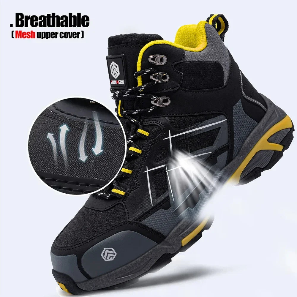 Men's Steel Toe Safety Work Boots