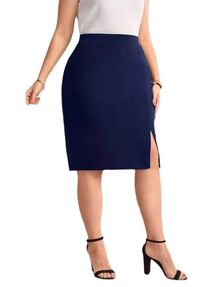 Plus Size Summer Mini Skirts Women Slim Bodycon Fashion Split Sexy Ladies Skirts High WaistWoman Skirts - Empire P.E