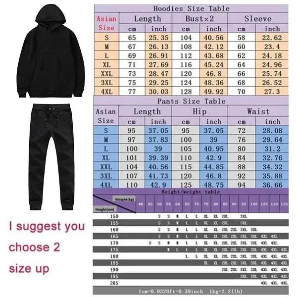 King And Queen Couple Outfit Hoodie and Jogger Pants High Quality Men Women Daily Casual Sport Jogging Suit King Queen Tracksuit - Empire P.E