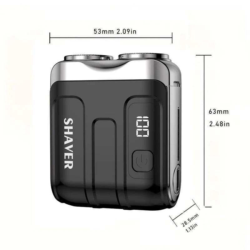 Smart shaver, electric razor, double head, full body washable shaver, portable mini men's beard razor, birthday valentine's day, - Empire P.E