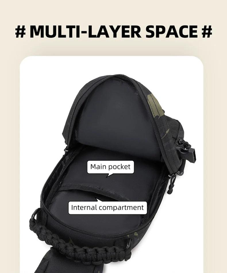 Camping Chest Bag Tactical Backpack for Men Sport Shoulder - Empire P.E
