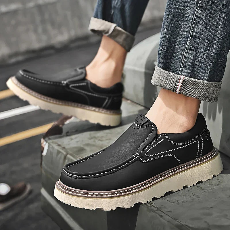 Men's New Winter Leather Casual Shoes