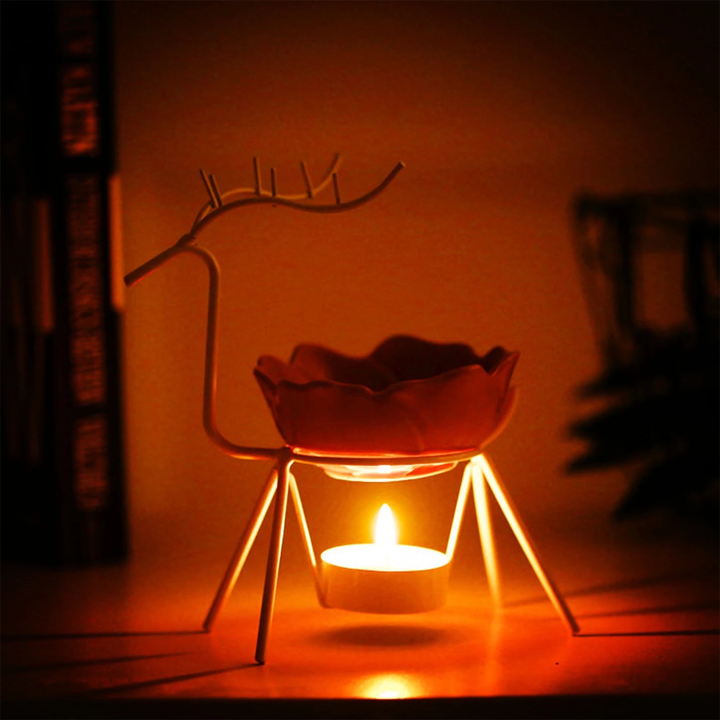Metal Essential Oil Burner Diffuser Candle Warmer