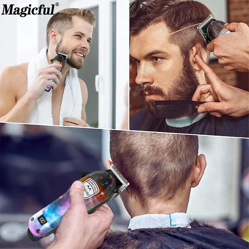 Magicful Hair Trimmer For Men Fashion Professional Hair Rechargeable Li-ion Battery - Empire P.E