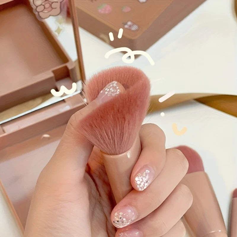 5Pcs Portable Makeup Brush Set