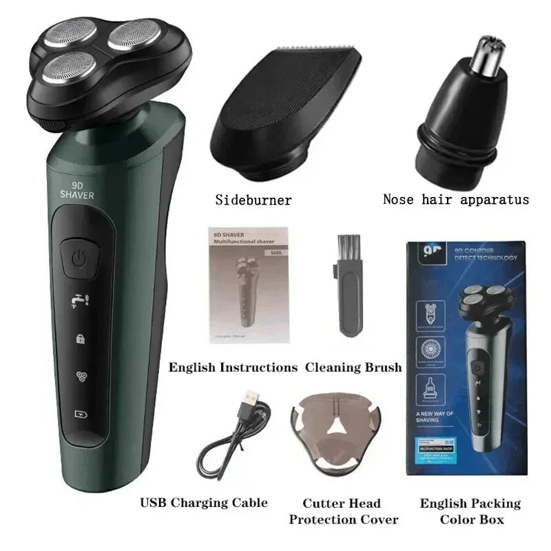 Electric Shavers Men Waterproof Wet Dry Use Electric Trimmer - Empire P.E