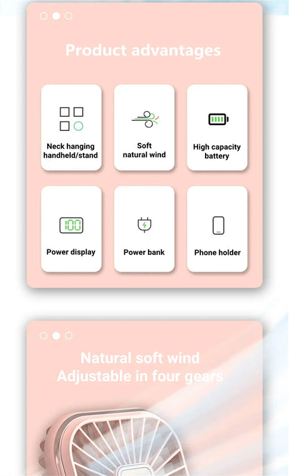 Foldable Hanging Neck Fan - Empire P.E