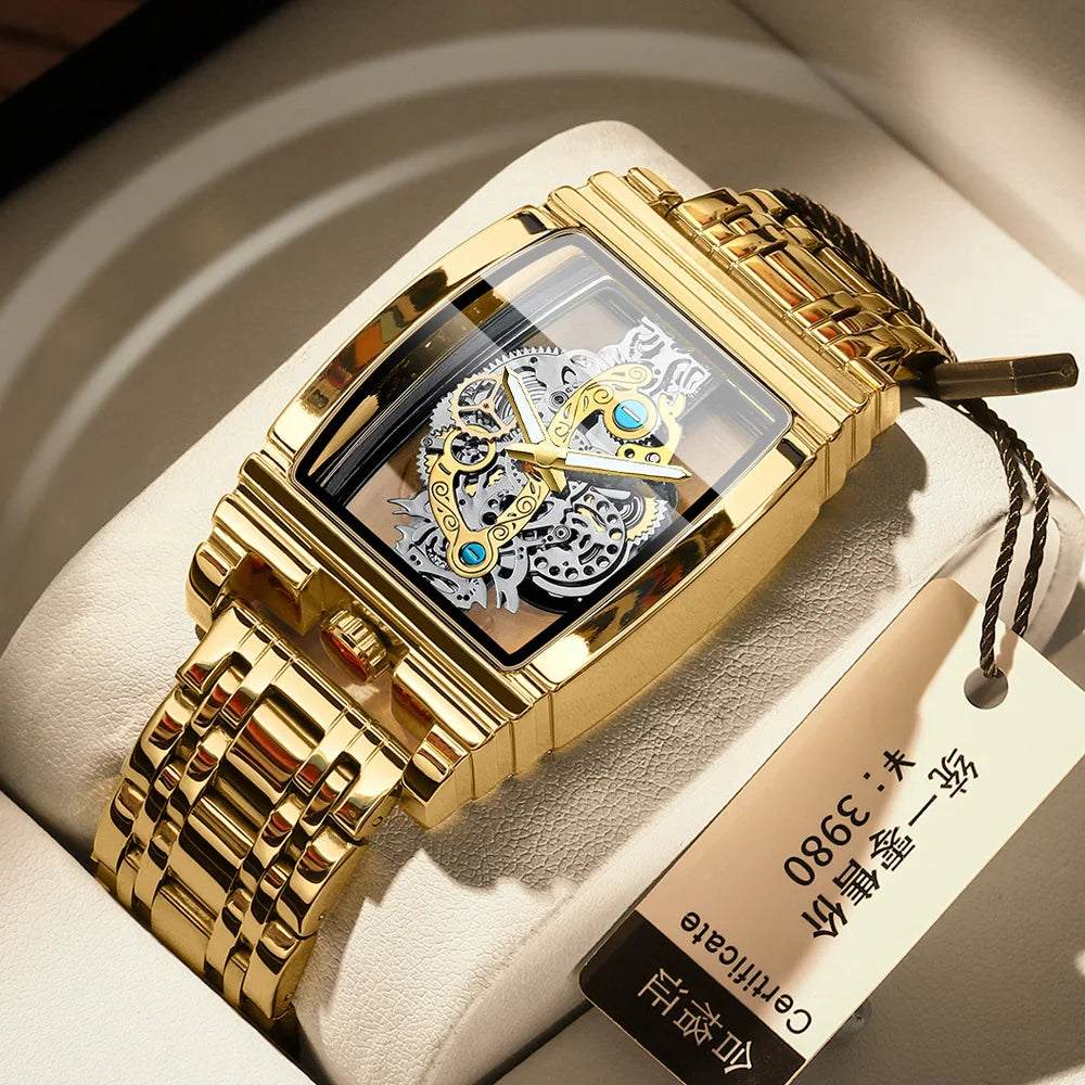 2024 Transparent Full Hollow Metal Leather Watches