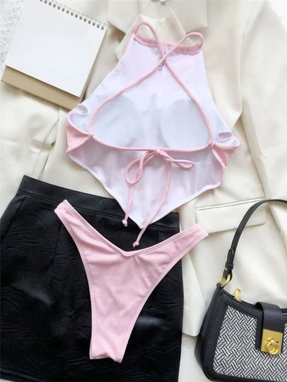 Halter Bandana Bikinis Set - Empire P.E