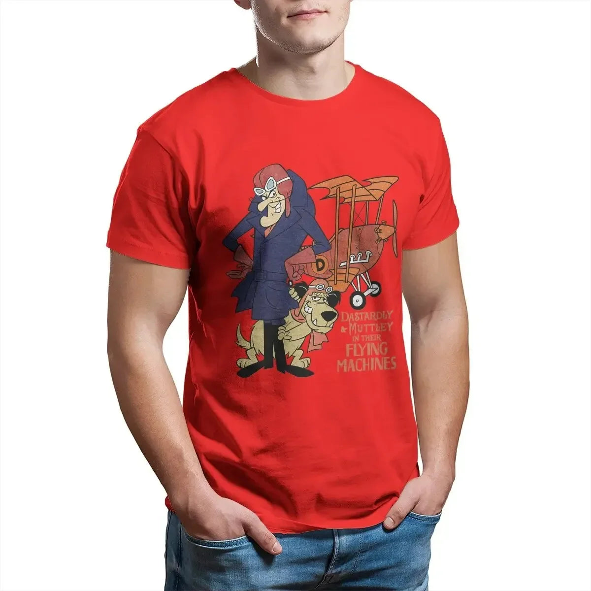 Men's Cartoon Graphic Printed T-Shirts