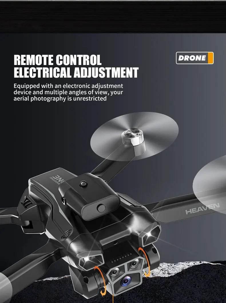 Drone aerial view brushless motor with obstacle avoidance optical flow foldable quadrotor foldable remote control airplane toy - Empire P.E
