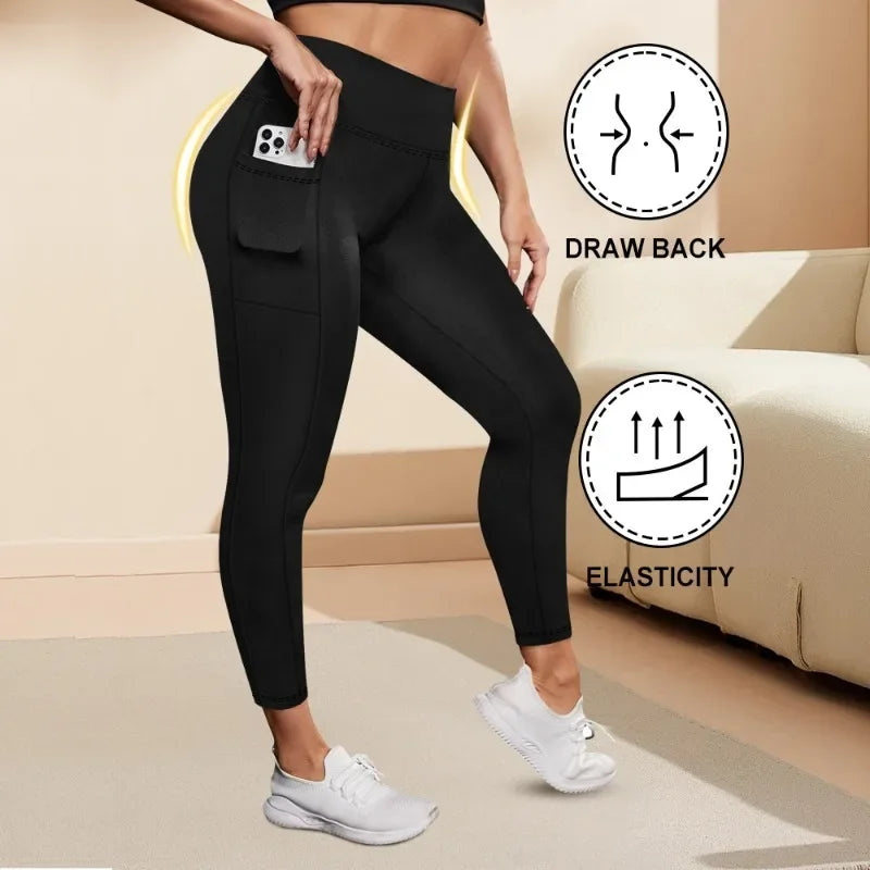 Women's High-Waisted Yoga Pants Plus Size - Empire P.E