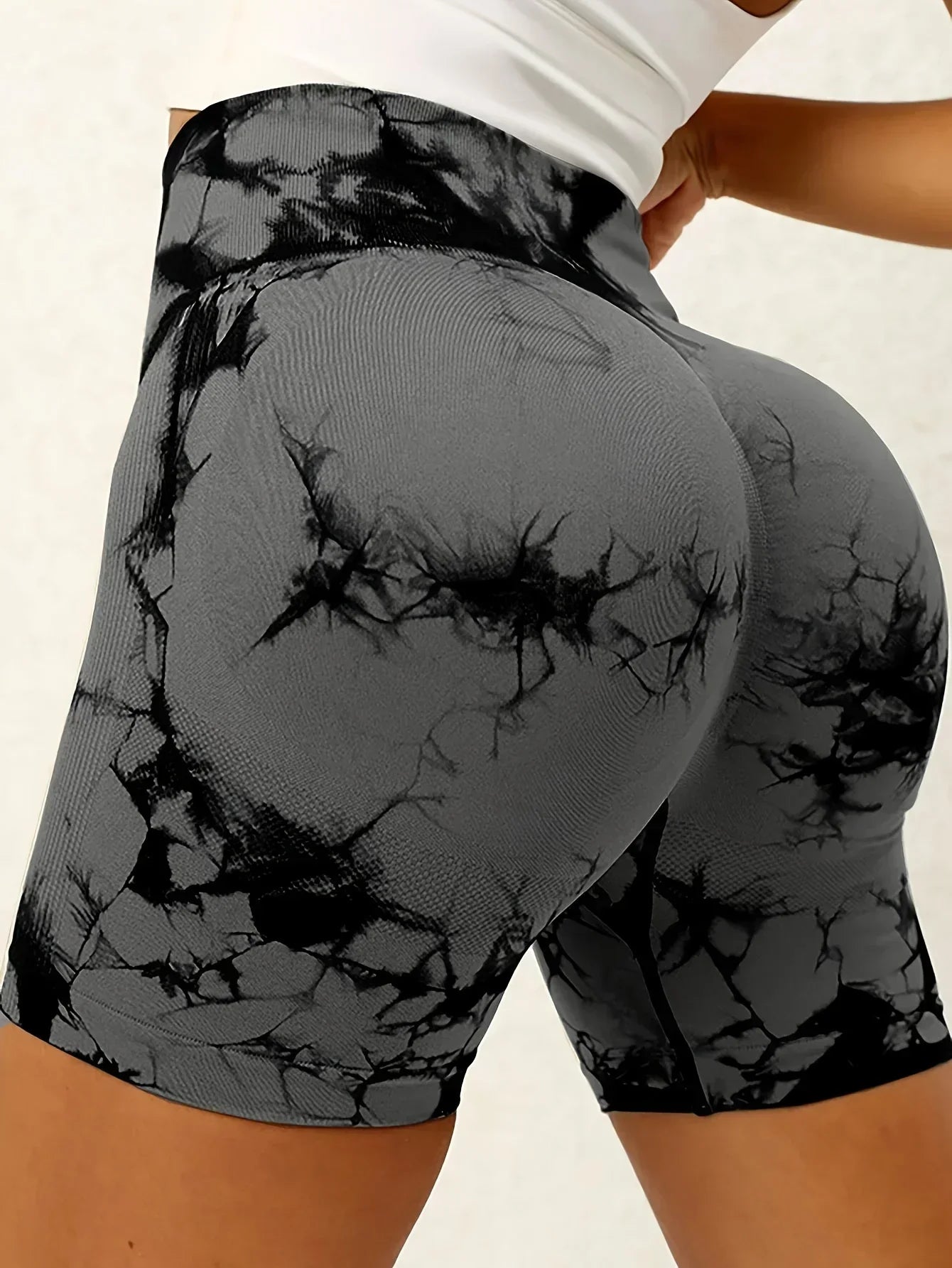 3-Pack High-Waisted  Yoga Shorts Set