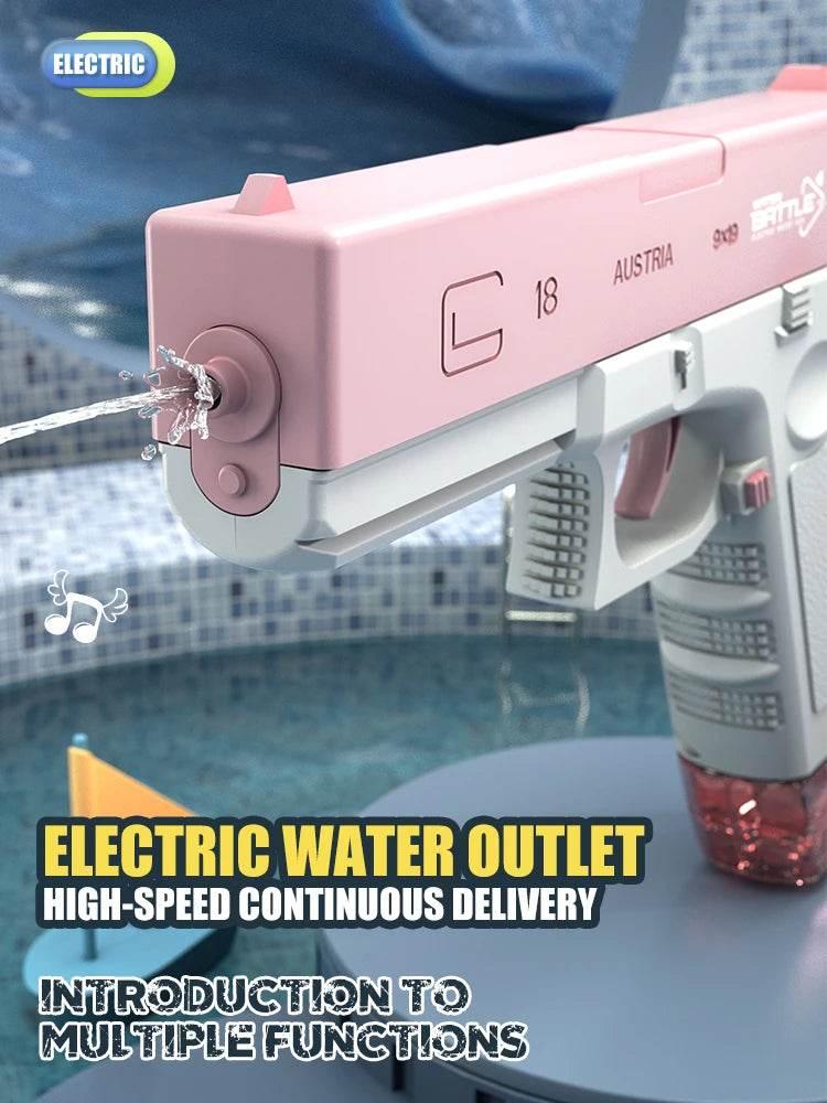 Electric Water Gun Toy Portable Automatic Electric Burst Water Gun Kids Outdoor Water Toys - Empire P.E