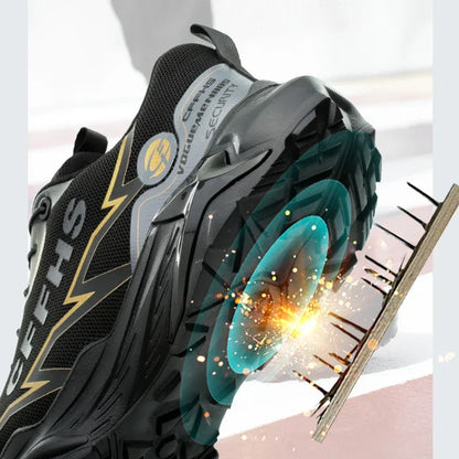 Rotating button Security Shoes