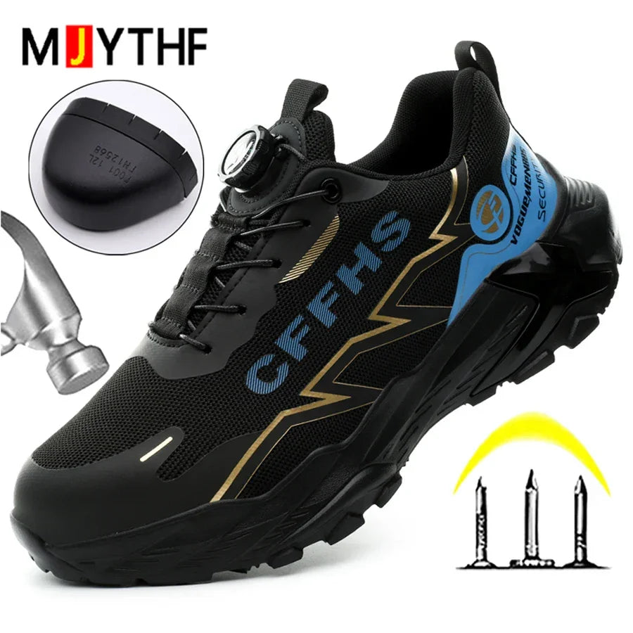 Rotating button Security Shoes