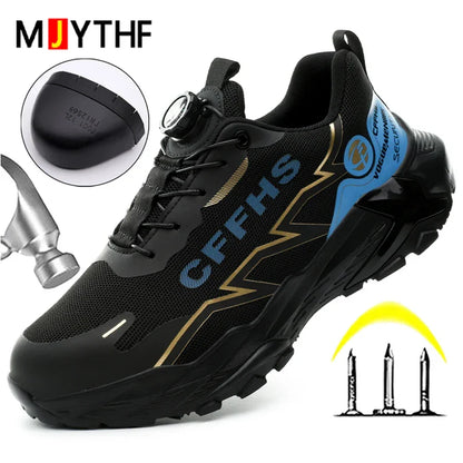 Rotating button Security Shoes