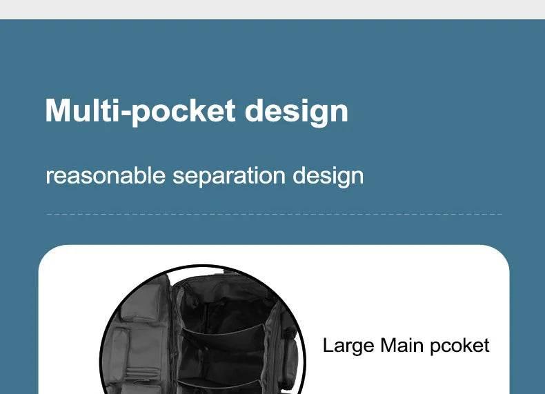 55L Luggage Duffel Bag Camping Backpack Tactical Large Bags Men's Hiking Travel Mountaineering Trip Utility Gym Weekend Duffle - Empire P.E