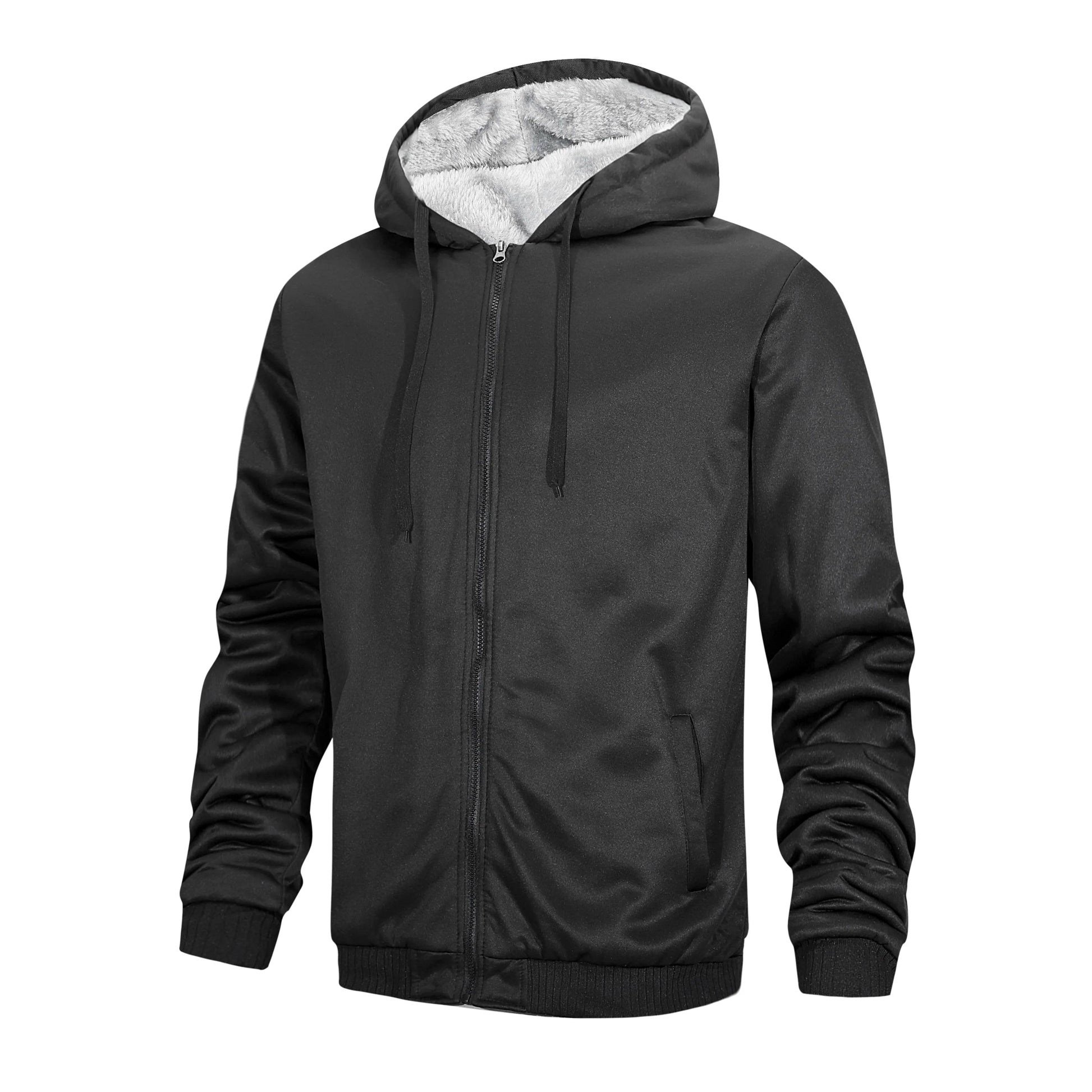 New Men's Lamb Fleece Thickened Warm Jacket - Empire P.E