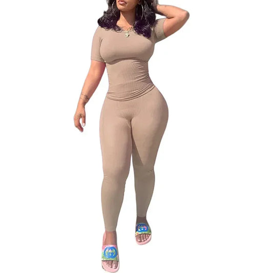Lounge Wear Ribbed Casual 2 Piece - Empire P.E