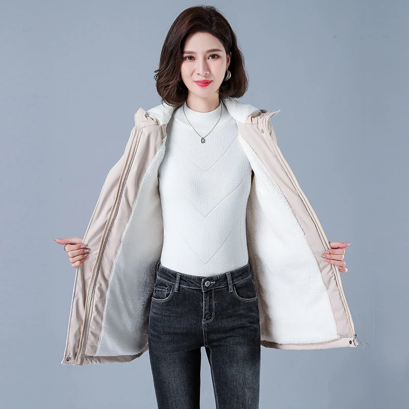 Women's Cotton Warm Puffer Coat - Empire P.E