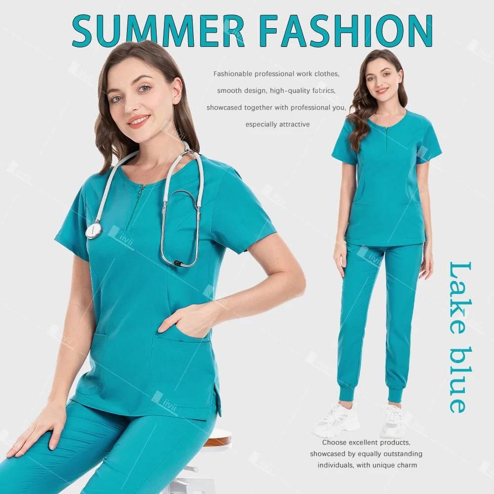 Medical Uniform Elastic Scrub Set - Empire P.E