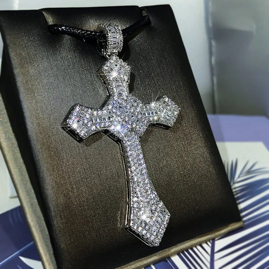 Classic Male and Female Hip-hop Cross Pendant