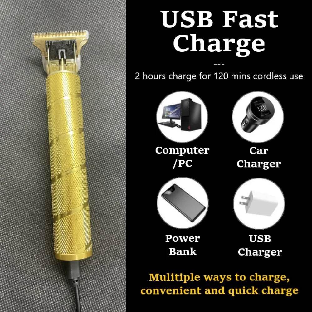 Clipper Electric Hair Trimmer for men Electric shaver professional Men's Hair cutting machine Wireless barber trimmer - Empire P.E