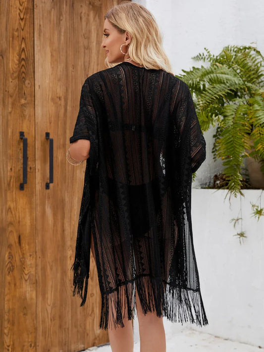 Comfort Hollow Out Bikini Cover-up  Beach Swimsuit