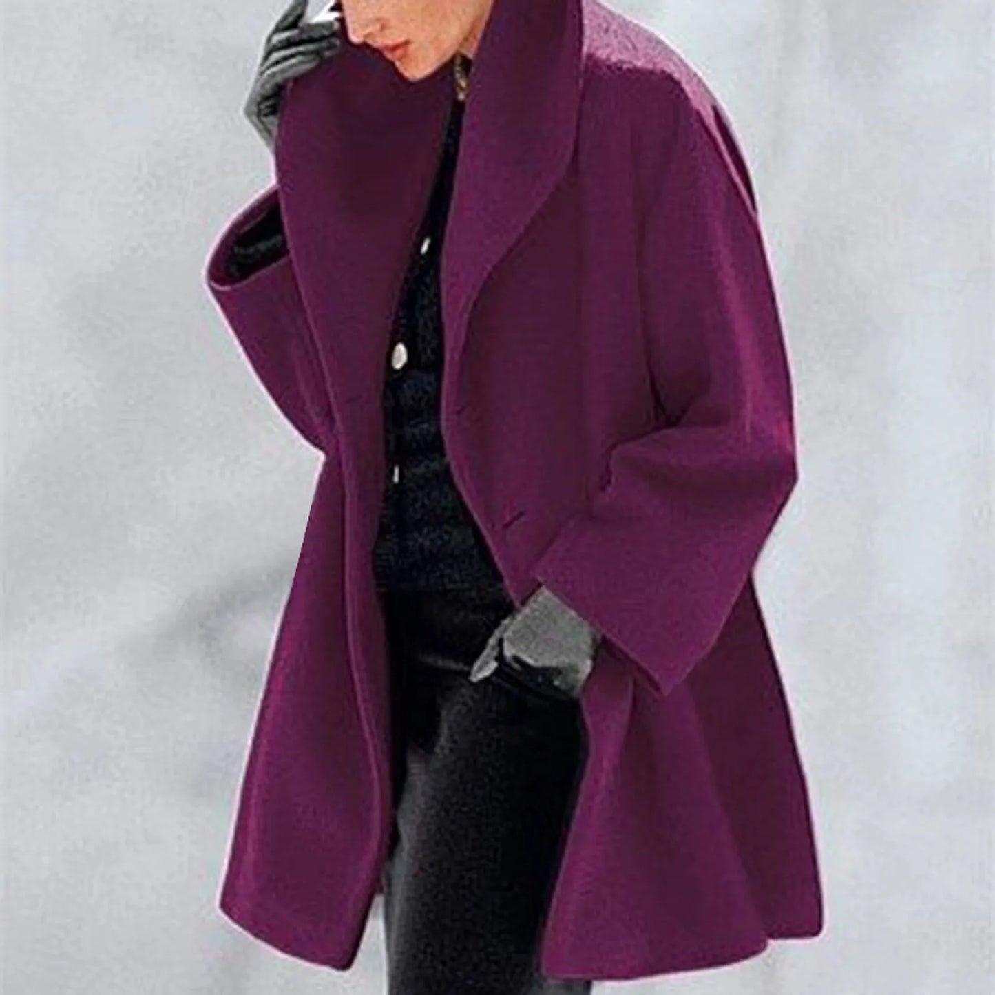 Women's Winter Wool Coat - Empire P.E