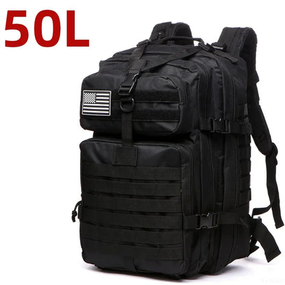 25L/50L 1000D Nylon Waterproof Trekking Fishing Hunting Backpack