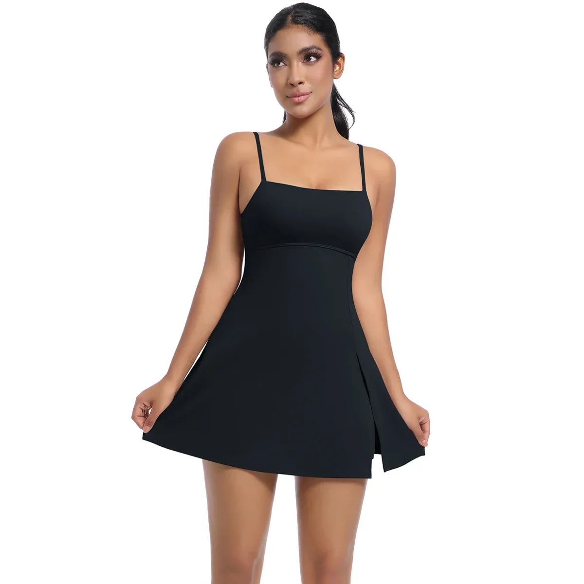 Women Yoga Tennis Skirts Gym Golf Running Sports Fitness Jumpsuit Skirt Sports Overalls Fitness Suits Gym Tracksuit Dance Skirt - Empire P.E