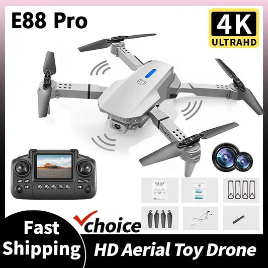 2025 New Upgrated E88 Pro WIFI FPV Professinal Drone Wide Angle HD 4K Camera - Empire P.E