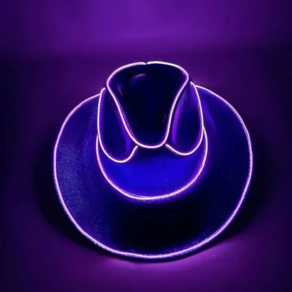 Lights Cowboy Cowgirl Hat with LED Light Up Cap - Empire P.E