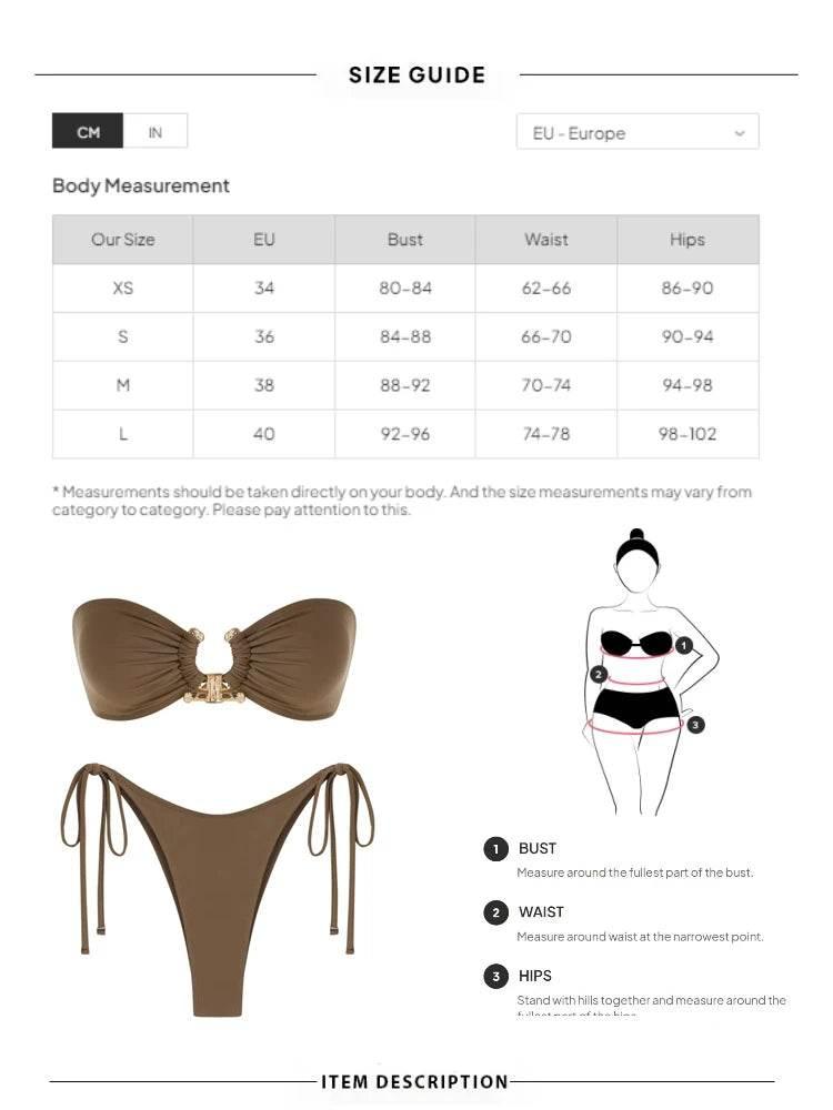 Solid O Ring 2025 New Swimsuit For Women - Empire P.E