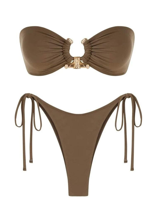 Solid O Ring 2025 New Swimsuit For Women - Empire P.E