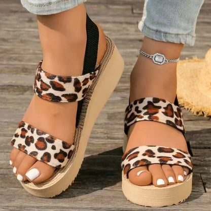 2025 Light Weight Summer Leopard Sandals